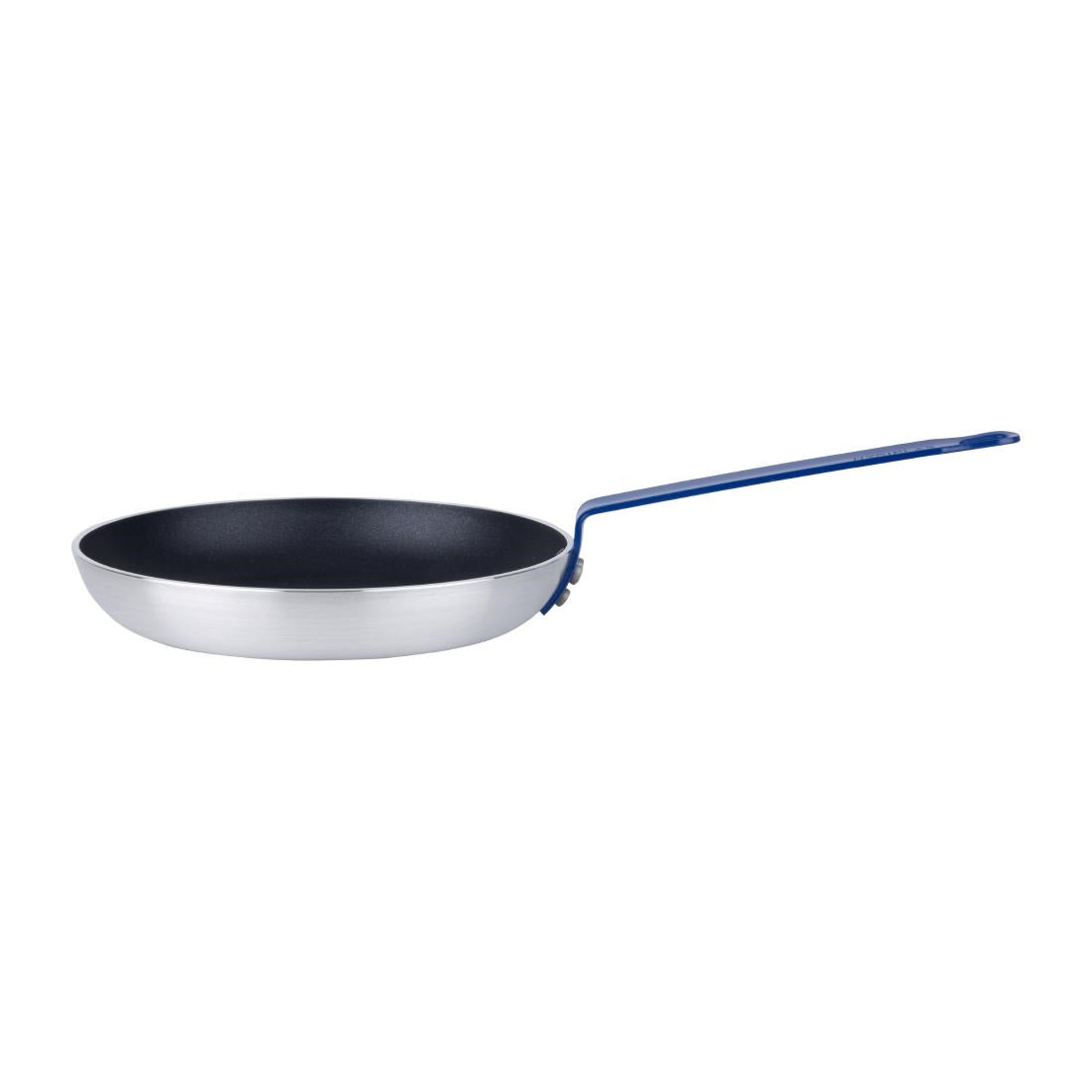 Hygiplas Aluminium Teflon Platinum Plus Frying Pan with Blue Handle 280mm - HT972