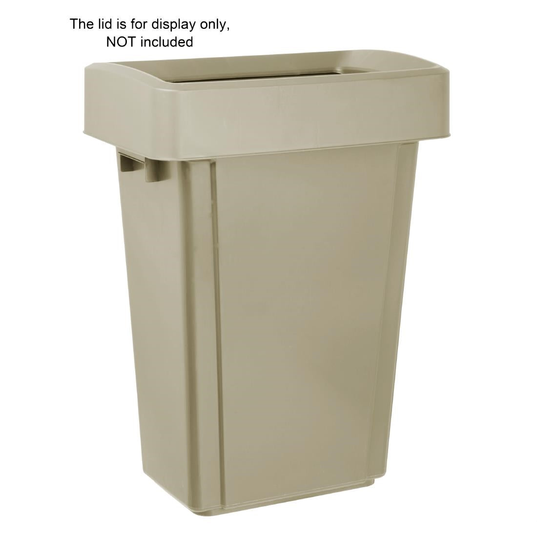Jantex Slim Bin 60Ltr Beige - FX149