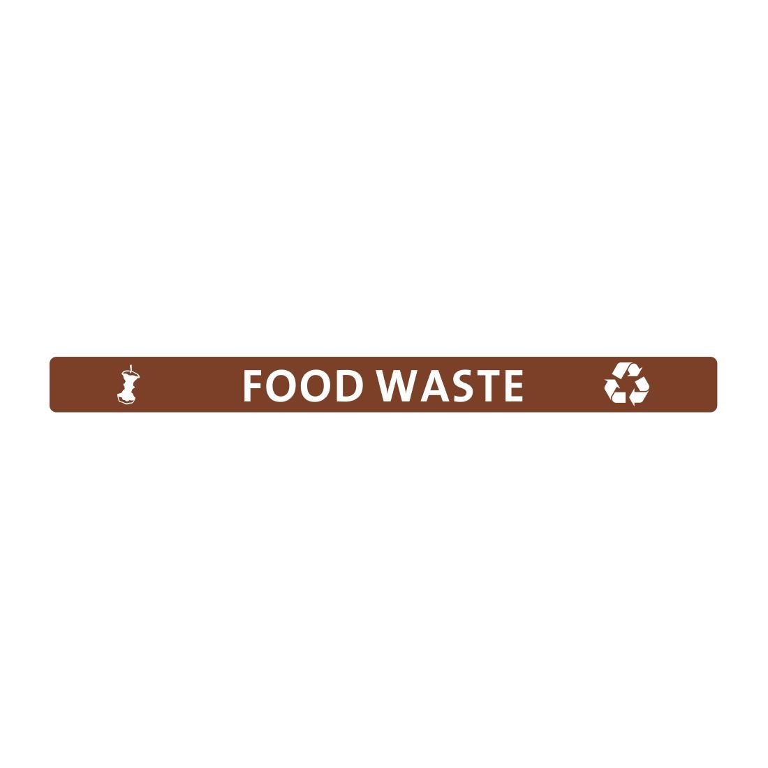Jantex Slim Bin Lid Food Waste Label - FX195