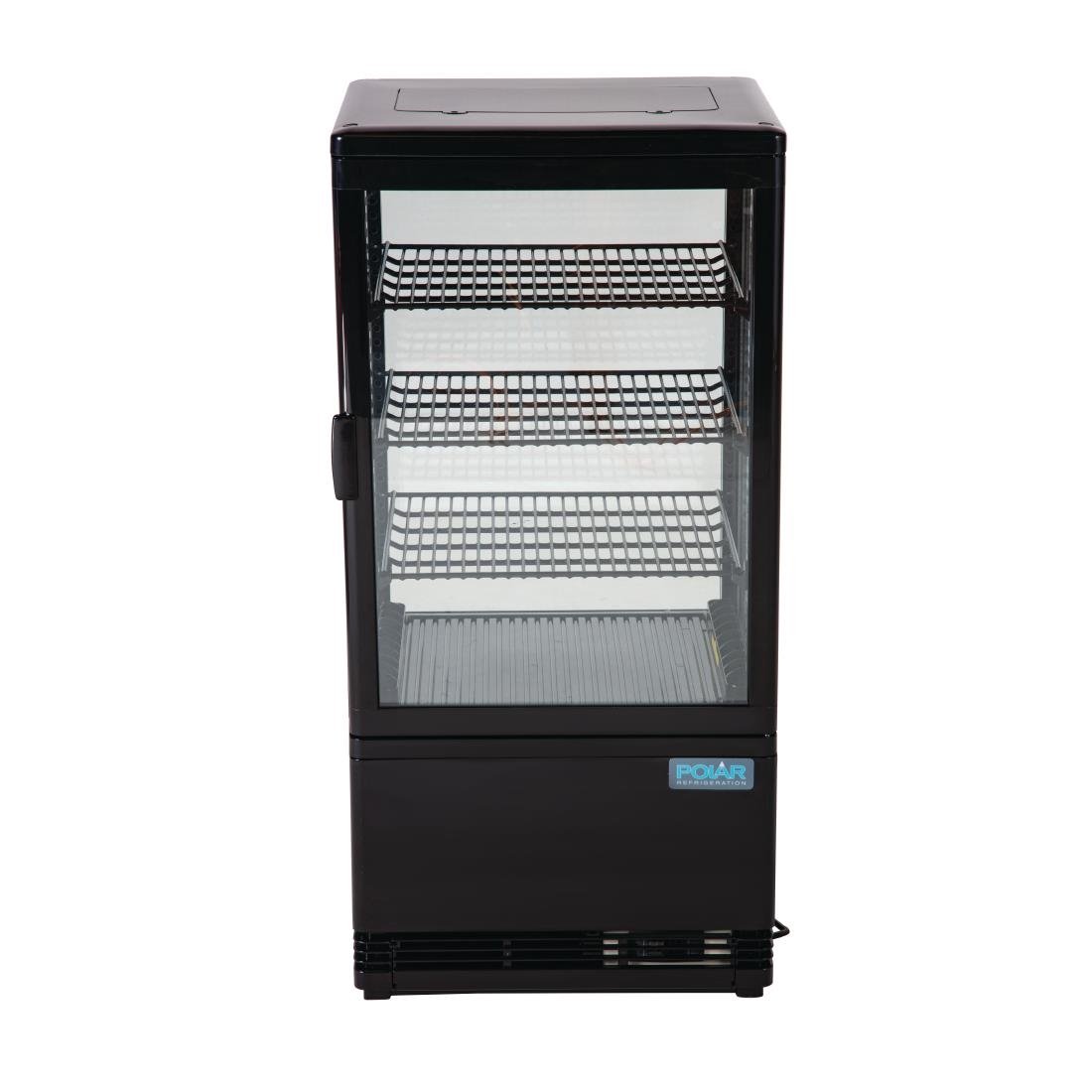 Polar C-Series Energy Efficient Display Fridge Black - 68Ltr - CX577-A