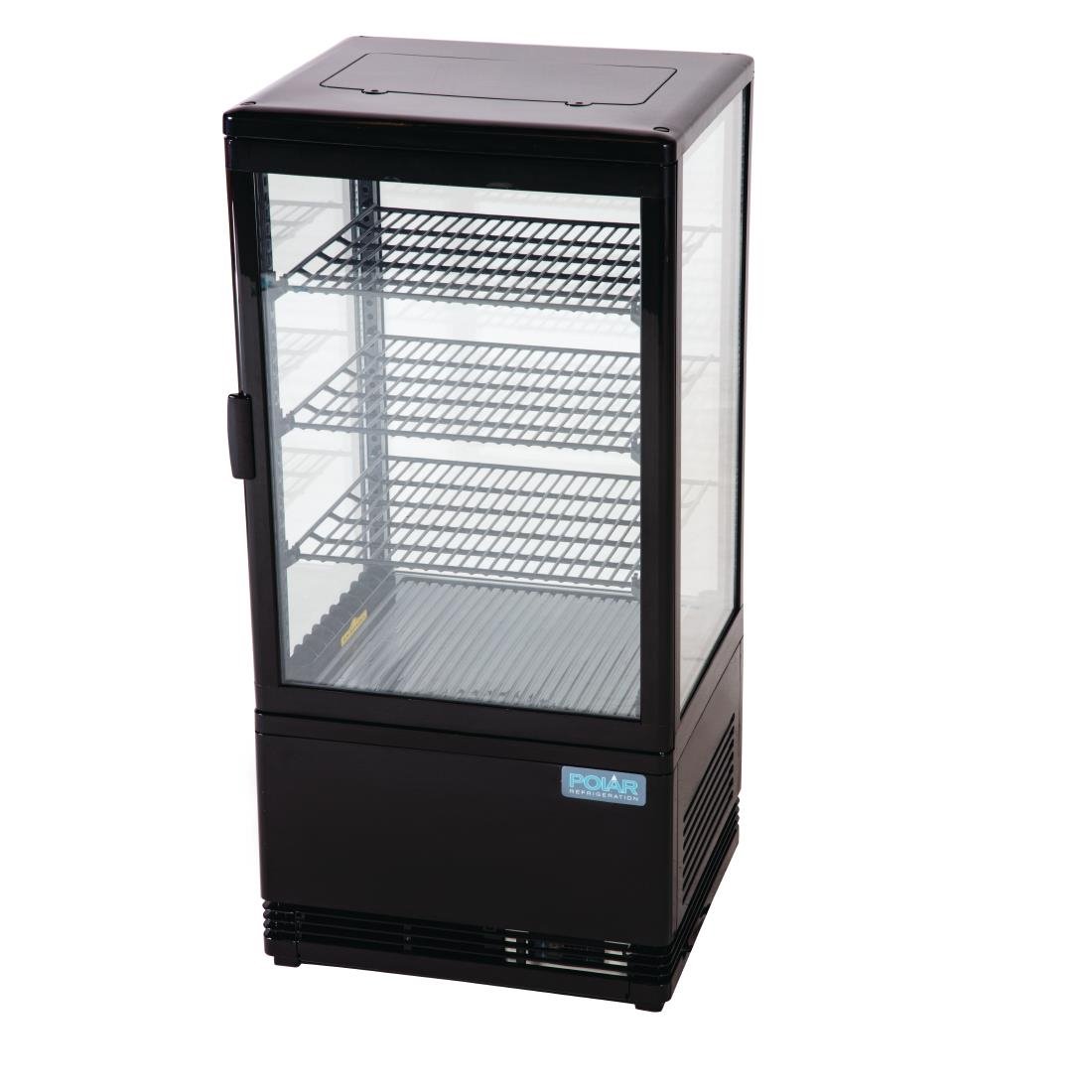 Polar C-Series Energy Efficient Display Fridge Black - 68Ltr - CX577-A