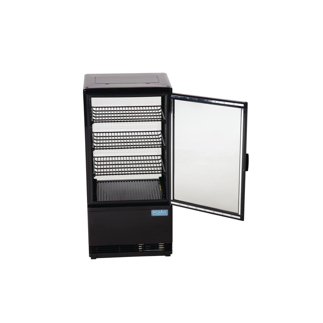 Polar C-Series Energy Efficient Display Fridge Black - 68Ltr - CX577-A
