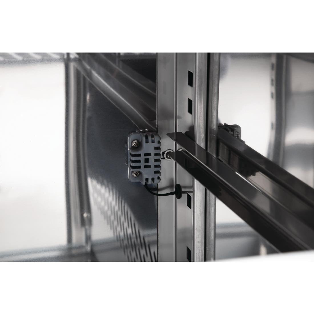 Polar U-Series Triple Door Counter Fridge - 417Ltr - UA048-A