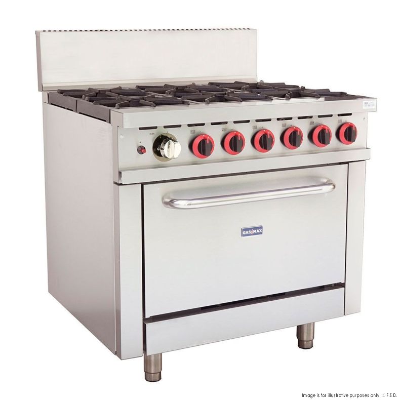 GasMax Gasmax 6 Burner With Oven Flame Failure GBS6TLPG