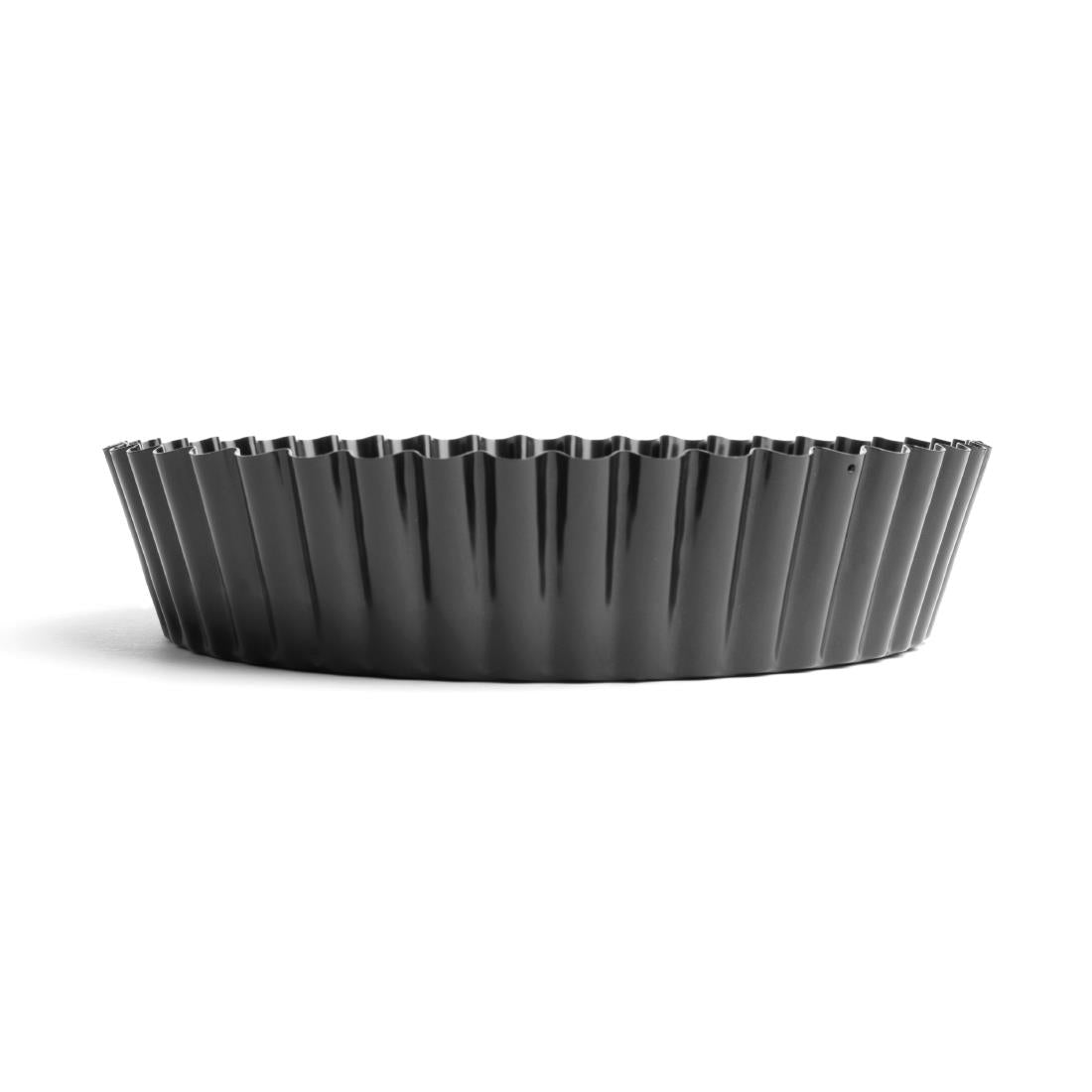Vogue Non-Stick Deep Fluted Quiche Tin 55 x 250mm - GC989