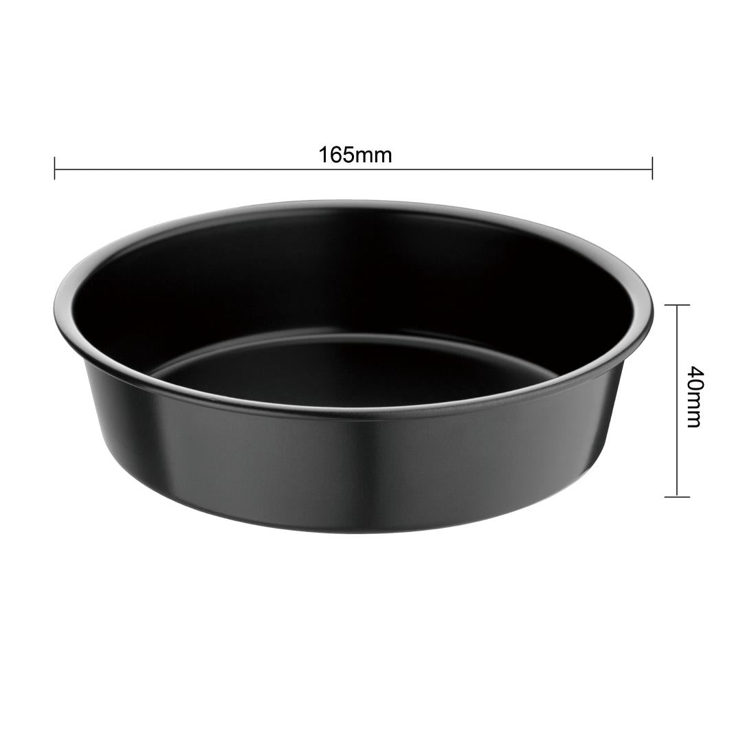 Vogue Non-Stick Deep Cake Tin 165mm - GC995