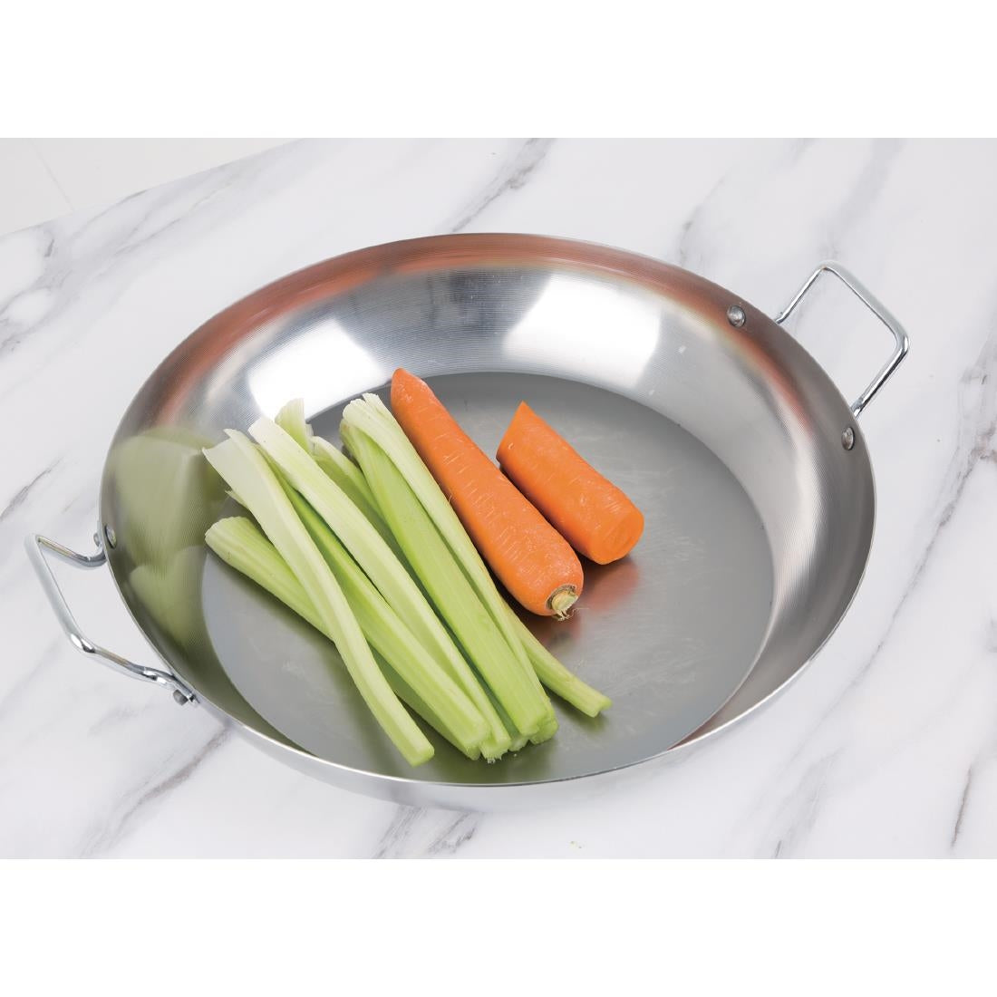 Vogue Carbon Steel Paella Pan 400mm - GD074