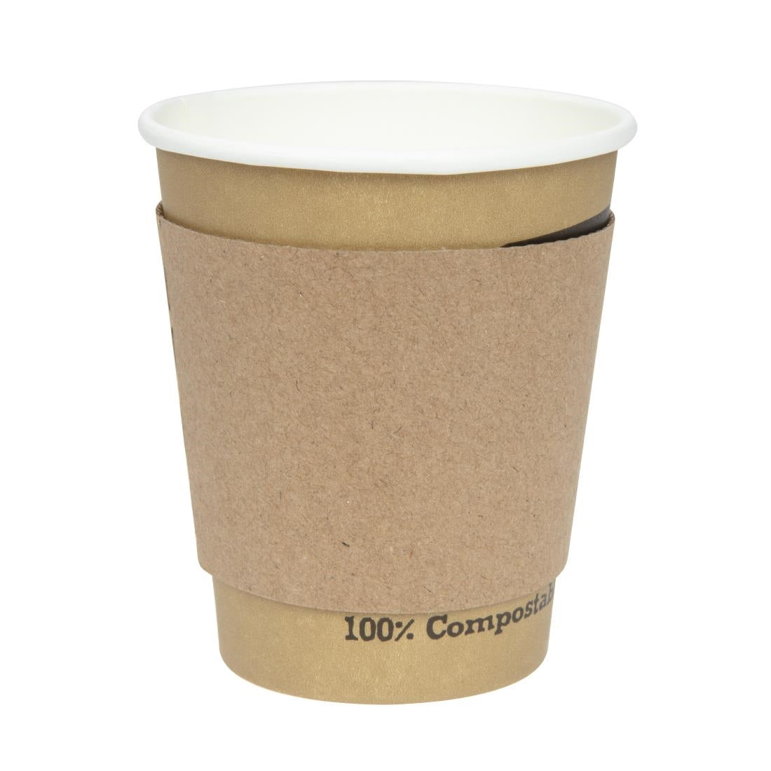 Fiesta Recyclable Corrugated Cup Sleeves for 225ml Cup (Pack of 1000) - GD328