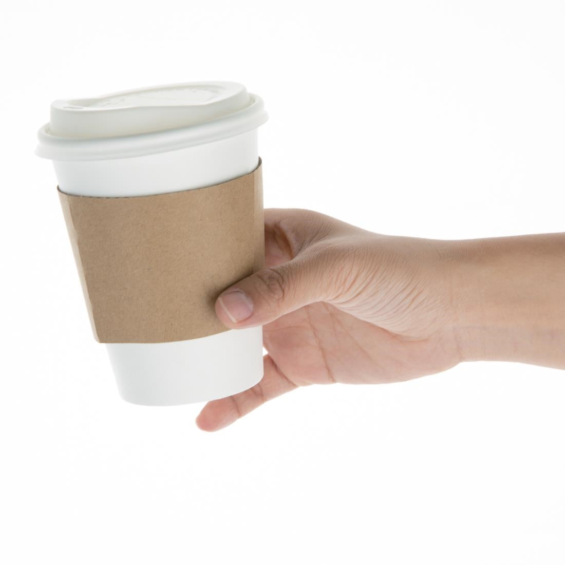 Fiesta Recyclable Corrugated Cup Sleeves for 350ml/455ml Cups (Pack of 1000) - GD329