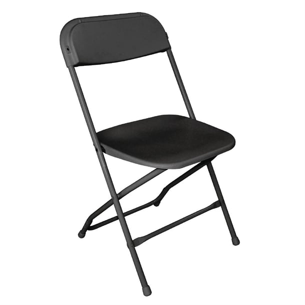 Bolero PP Folding Chairs Black (10 Pack) - GD386