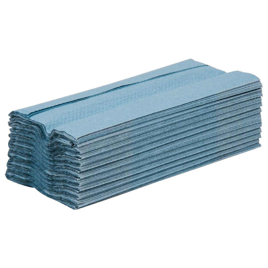 Jantex C Fold Hand Towels Blue 1-Ply (Pack of 12) - GD832