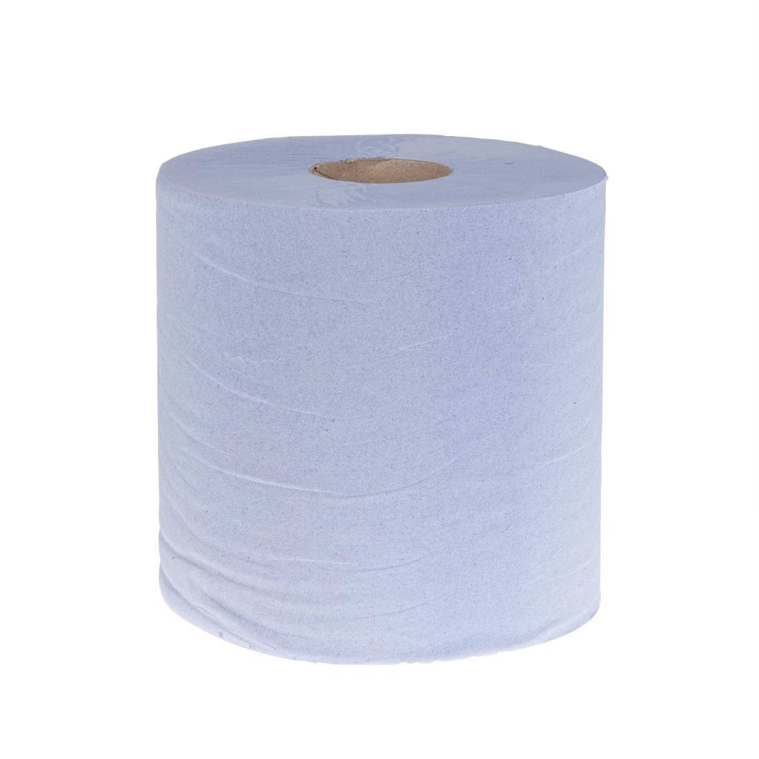 Jantex Blue Centrefeed Rolls 1-Ply (Pack of 6) - GD833