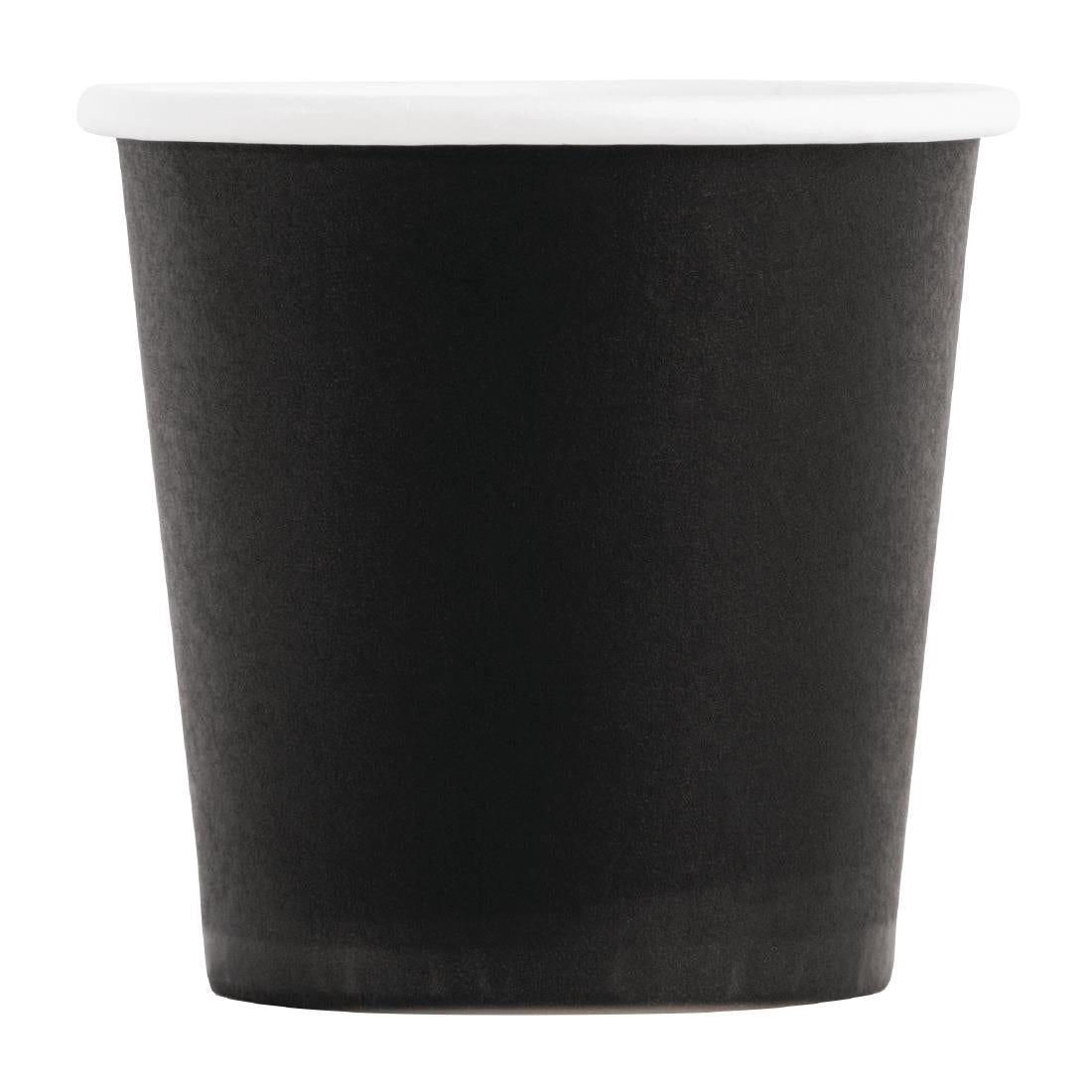 Fiesta Recyclable Espresso Takeaway Cups Black 114ml (Pack of 1000) - GF018