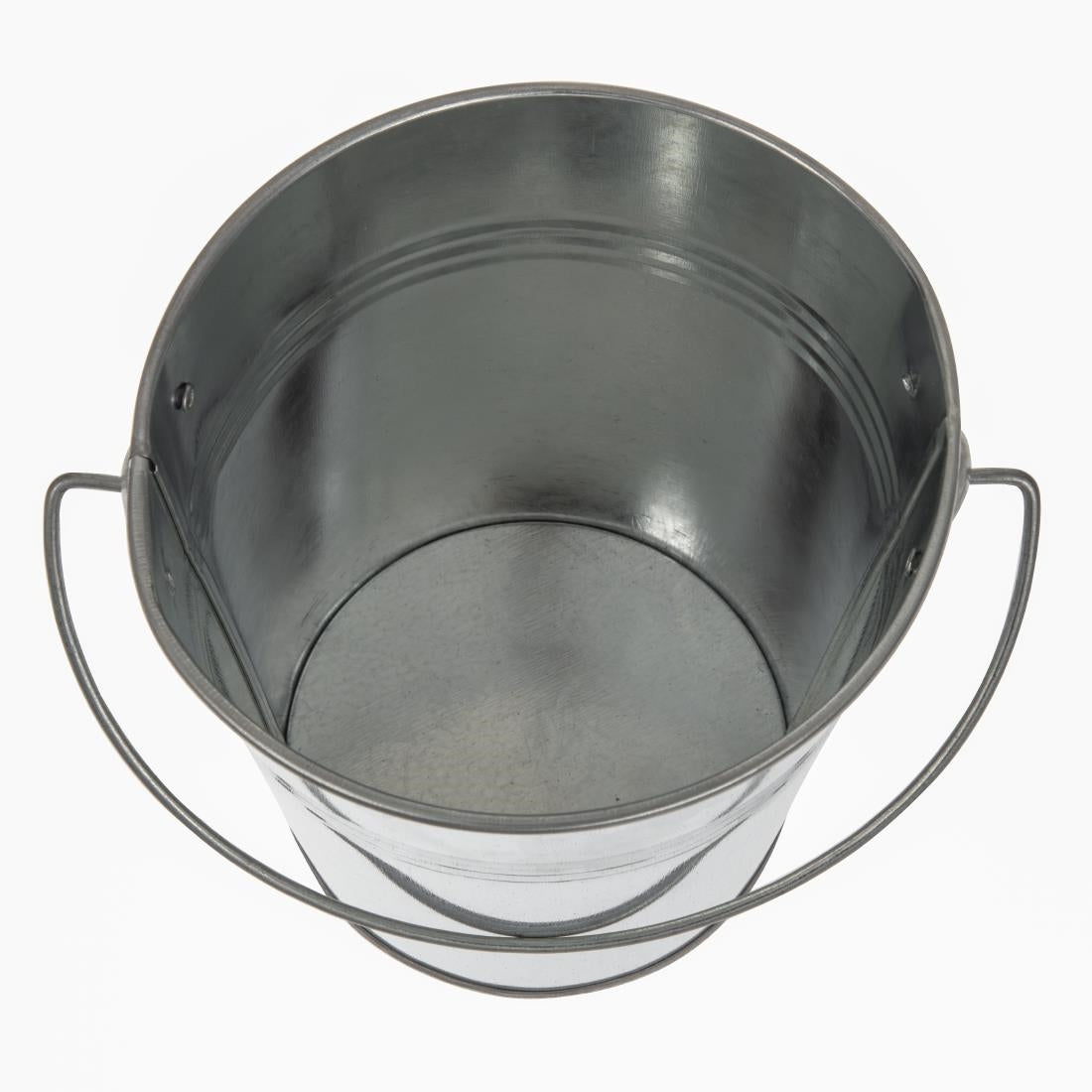 Olympia Round Galvanised Bucket 120x130mm - GF247
