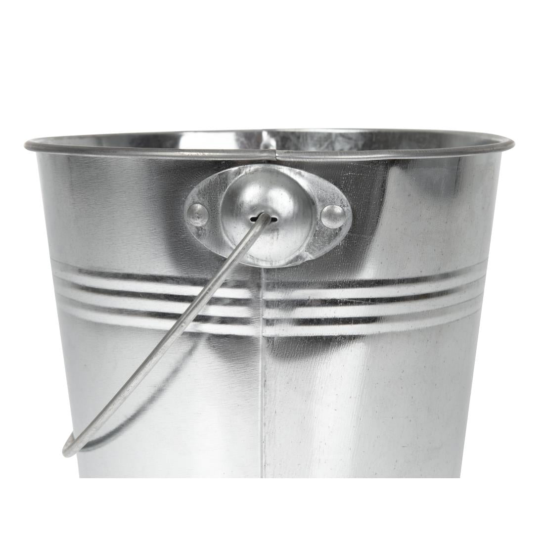 Olympia Round Galvanised Bucket 120x130mm - GF247