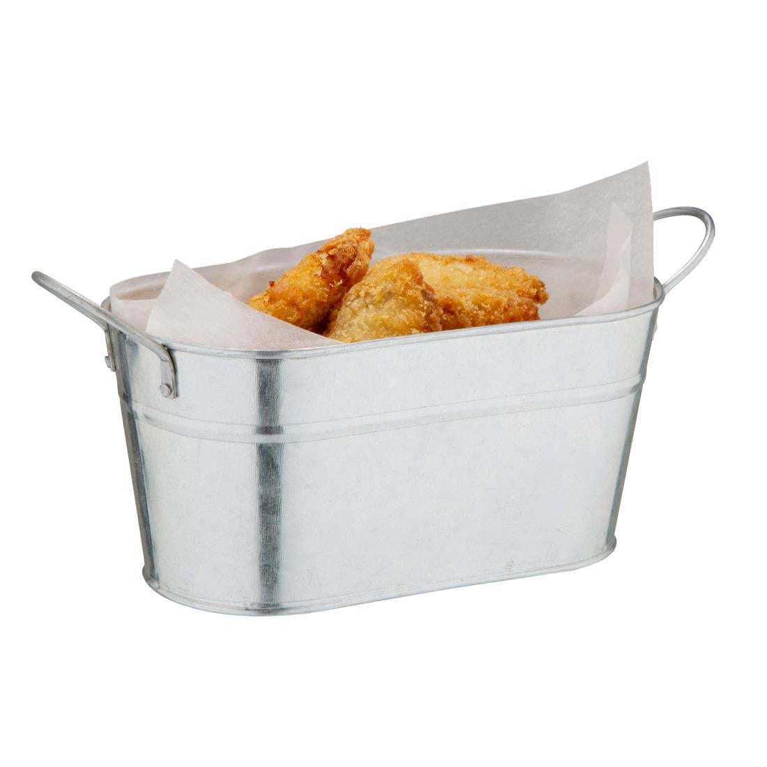 Olympia Rectangular Galvanised Tub 100x 200x110mm - GF249