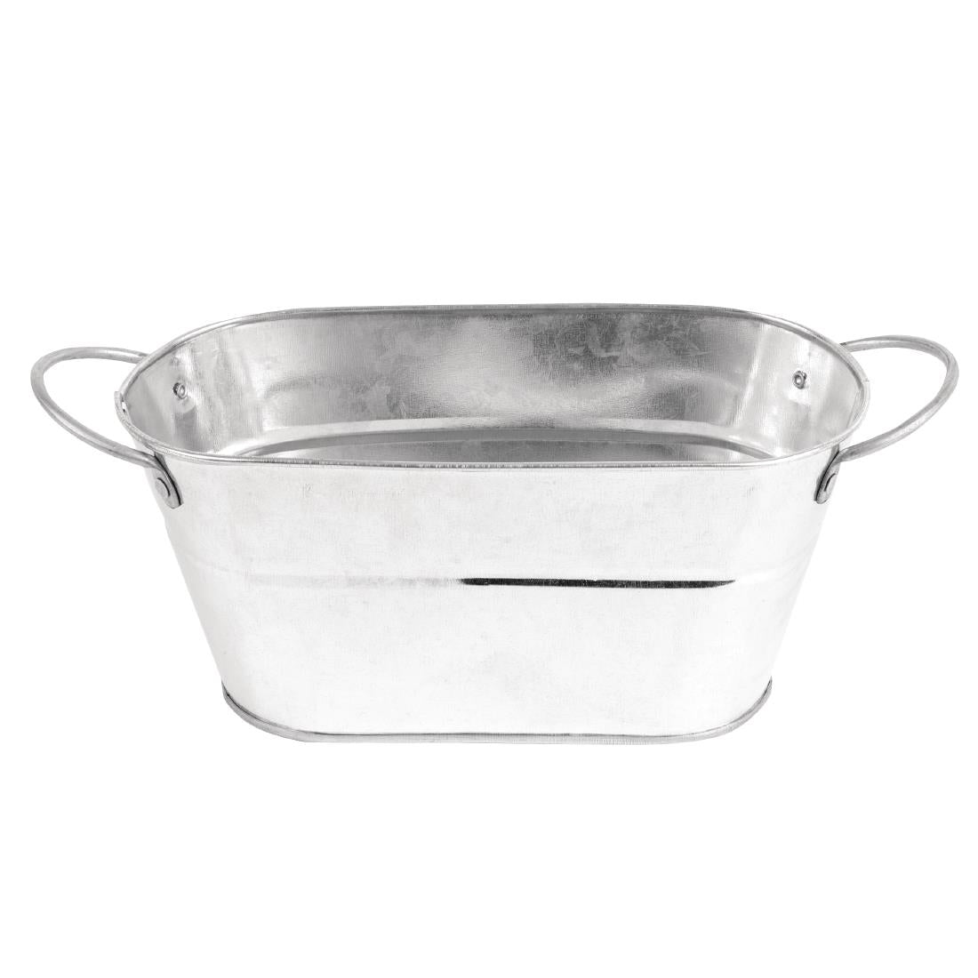 Olympia Rectangular Galvanised Tub 100x 200x110mm - GF249