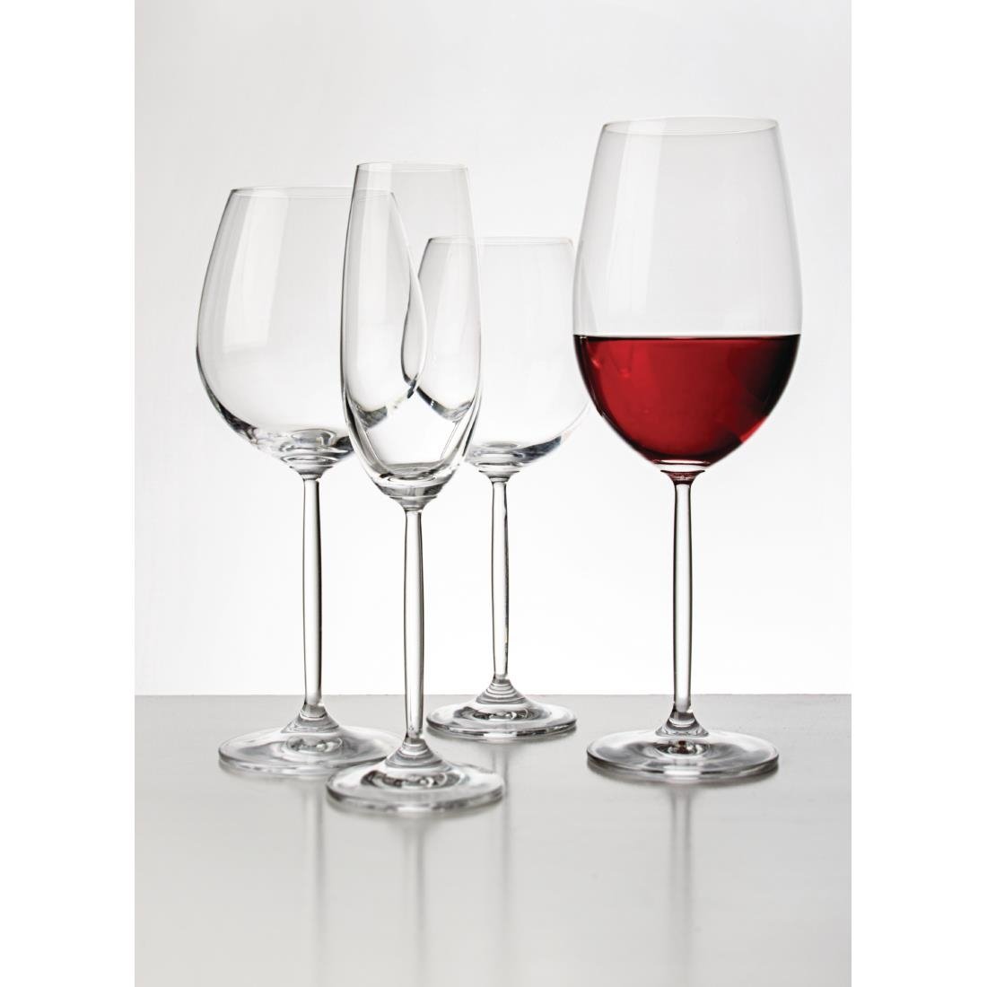 Olympia Modale Crystal Wine Glasses 520ml (6 Pack) - GF725