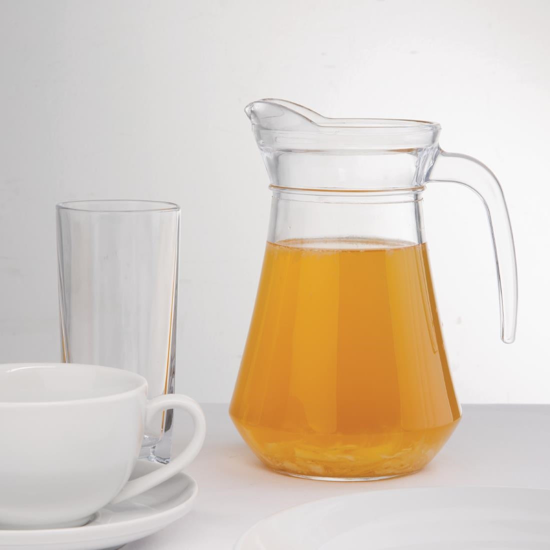 Olympia Glass Jugs 1Ltr (6 Pack) - GF923