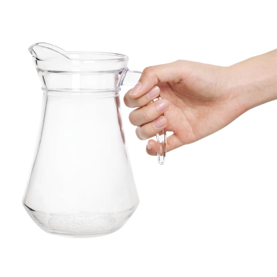 Olympia Glass Jugs 1Ltr (6 Pack) - GF923
