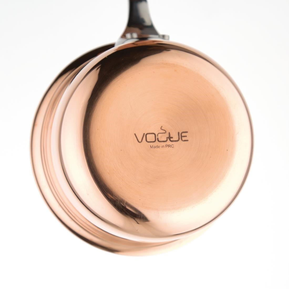 Vogue Mini Copper Tri Wall Saucepan 330ml - GG756
