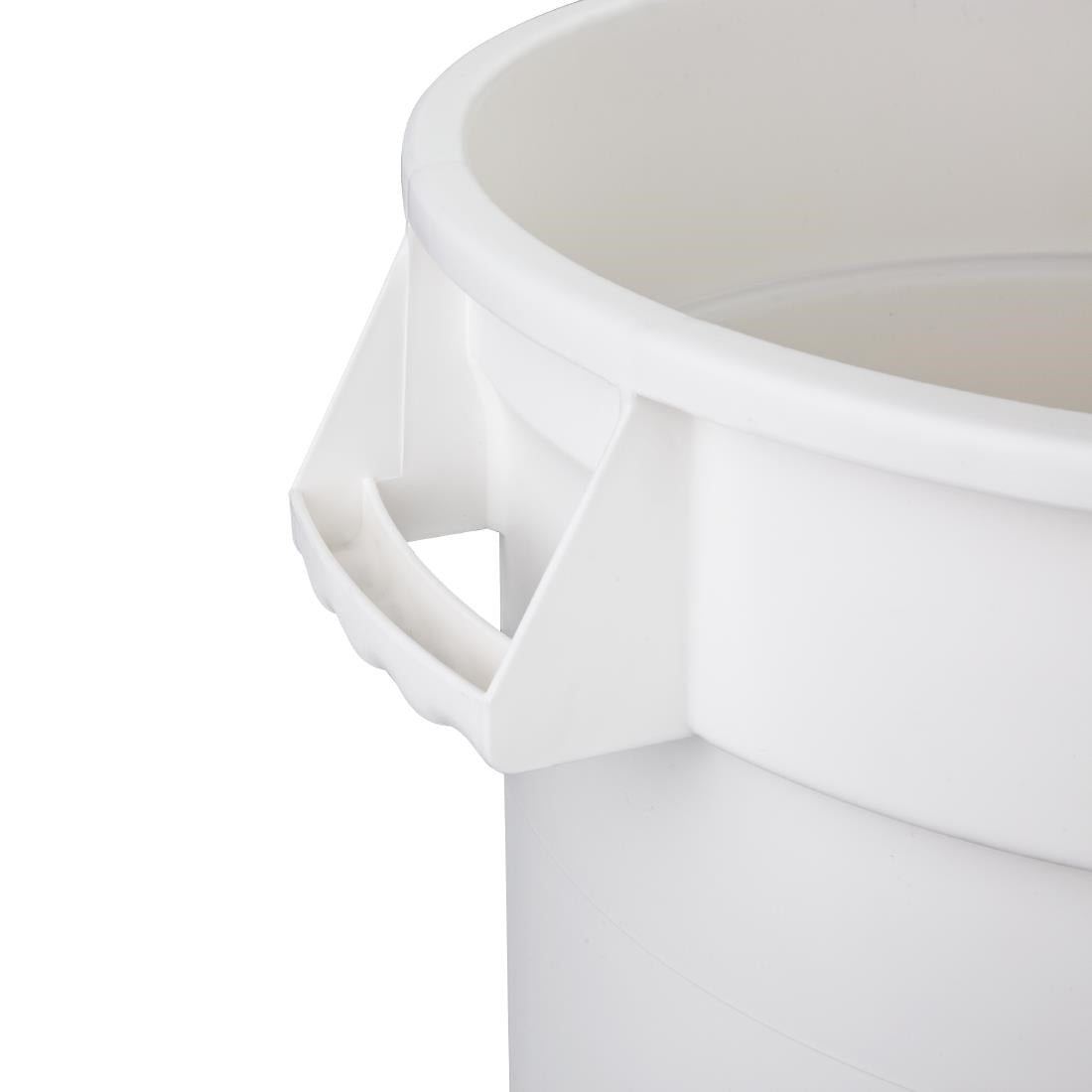 Vogue Polypropylene Round Container Bin White 76Ltr - GG793
