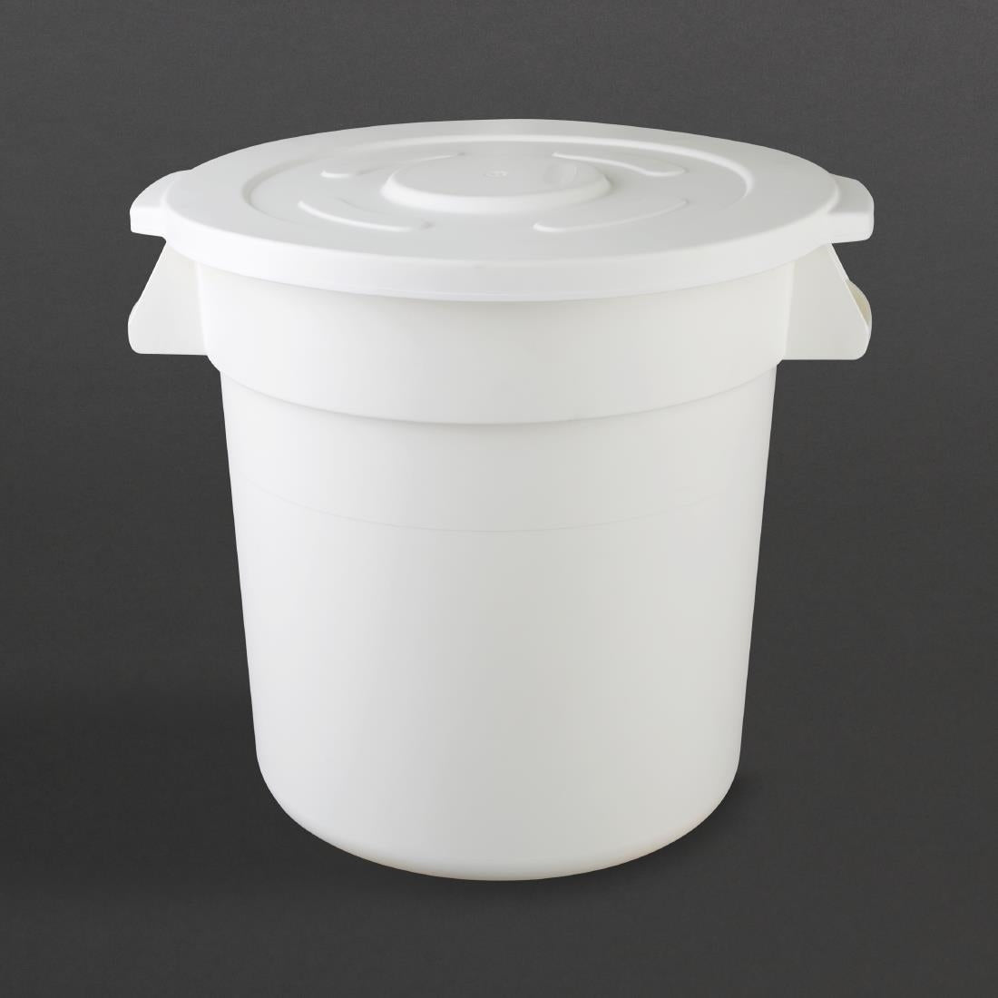 Vogue Polypropylene Round Container Bin White 76Ltr - GG793