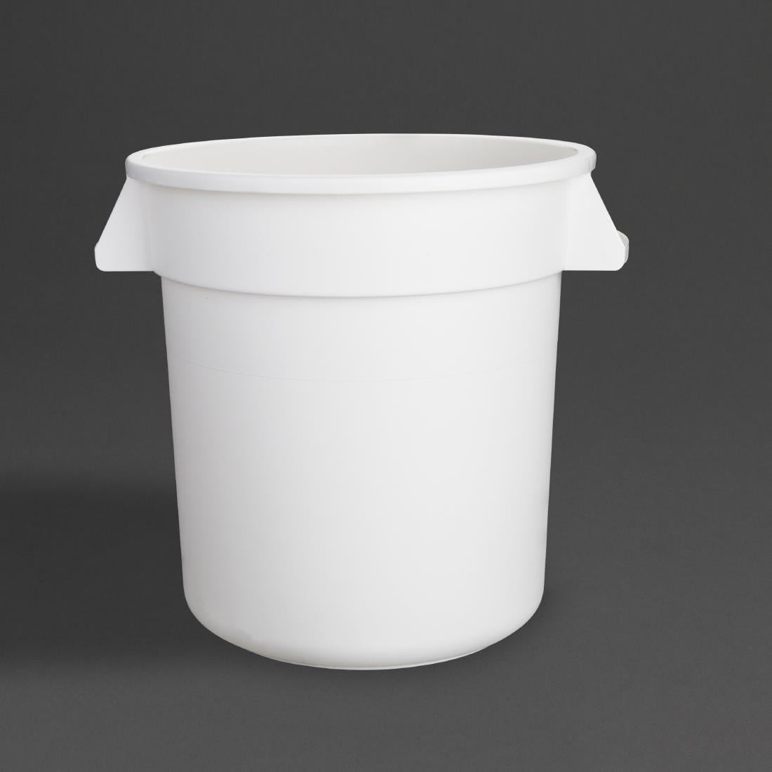 Vogue Polypropylene Round Container Bin White 76Ltr - GG793