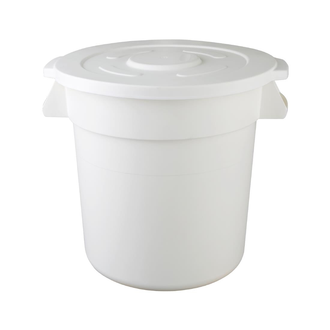 Vogue Polypropylene Round Container Bin White 76Ltr - GG793