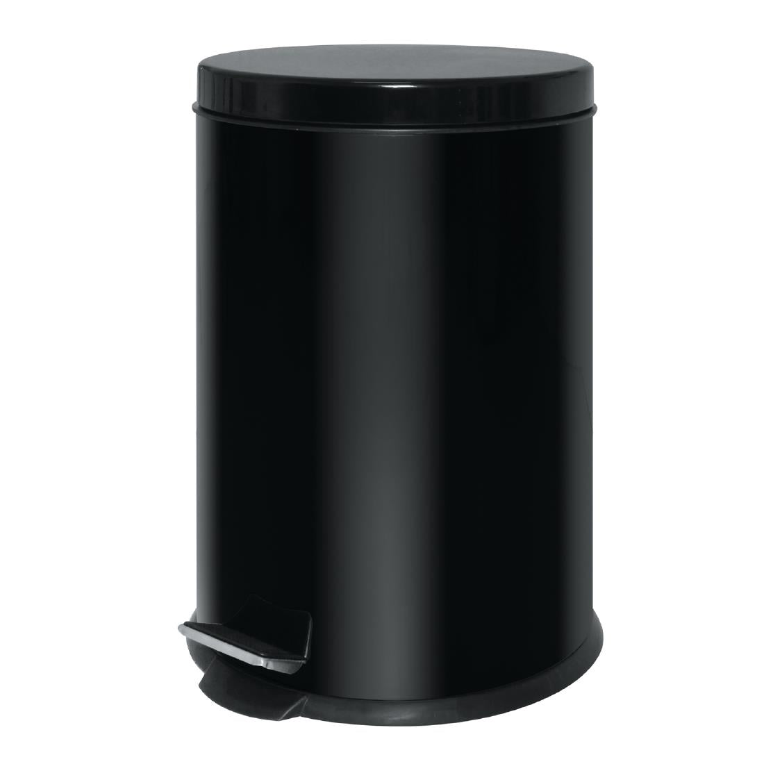 Stainless Steel Pedal Bin Black 20Ltr - GG978