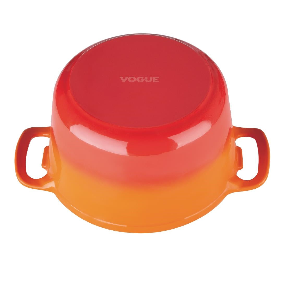 Vogue Orange Round Casserole Dish 3.2Ltr - GH302