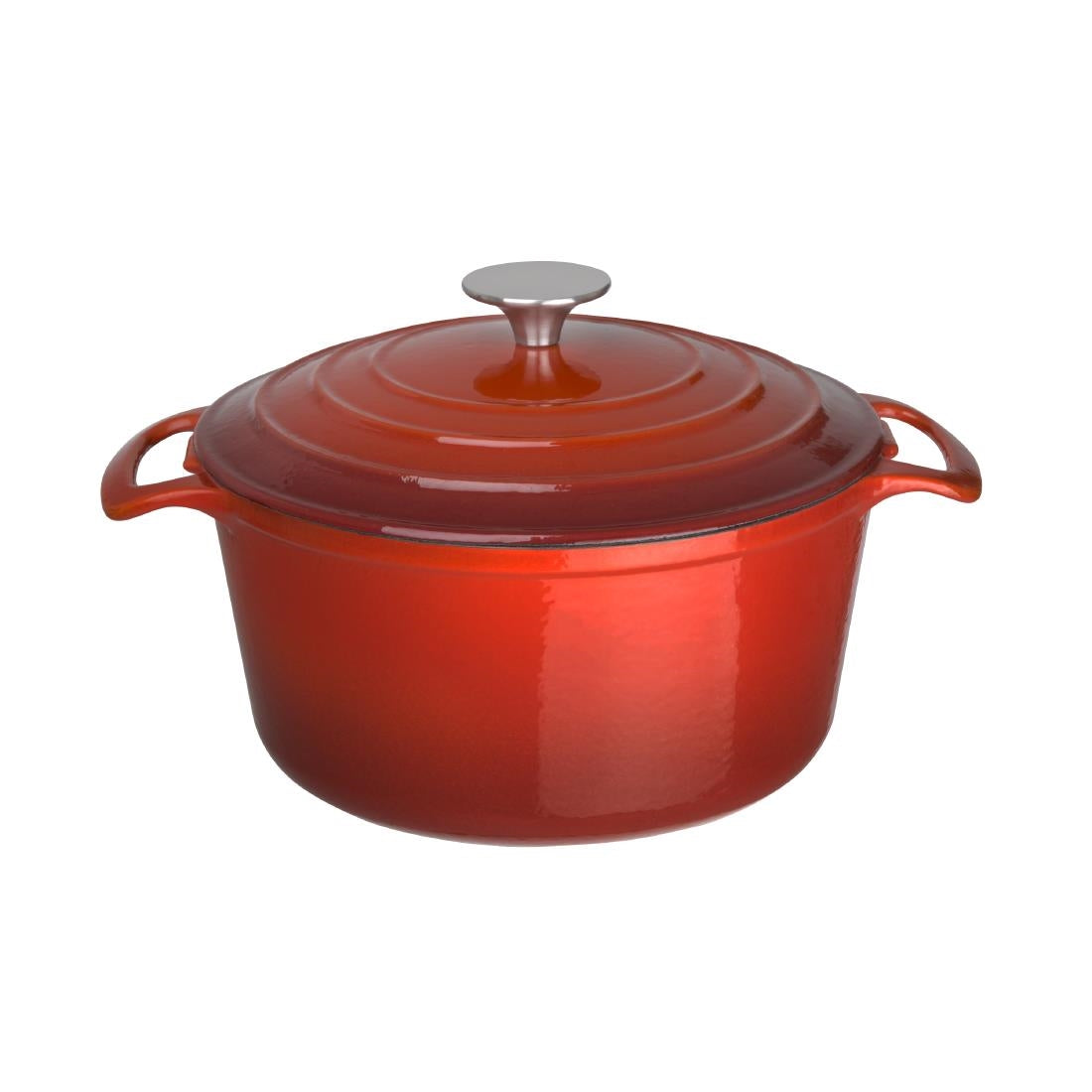 Vogue Red Round Casserole Dish 3.2Ltr - GH304
