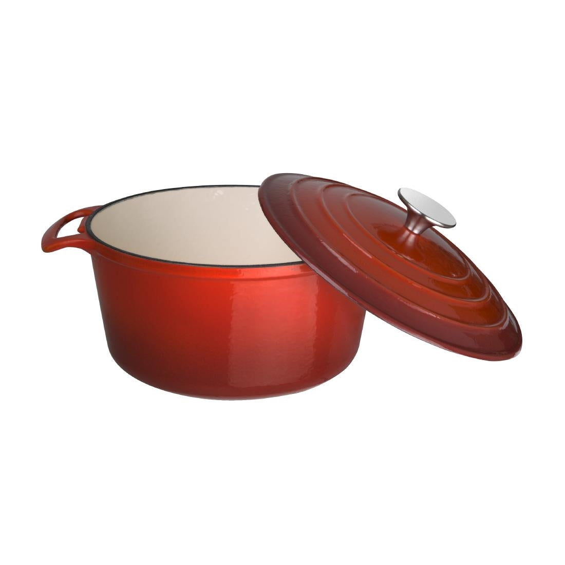 Vogue Red Round Casserole Dish 3.2Ltr - GH304
