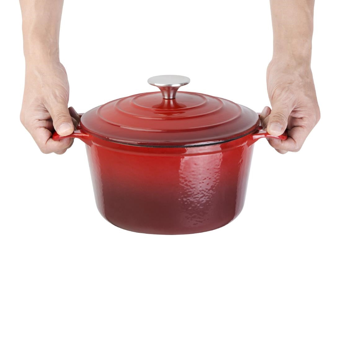 Vogue Red Round Casserole Dish 3.2Ltr - GH304