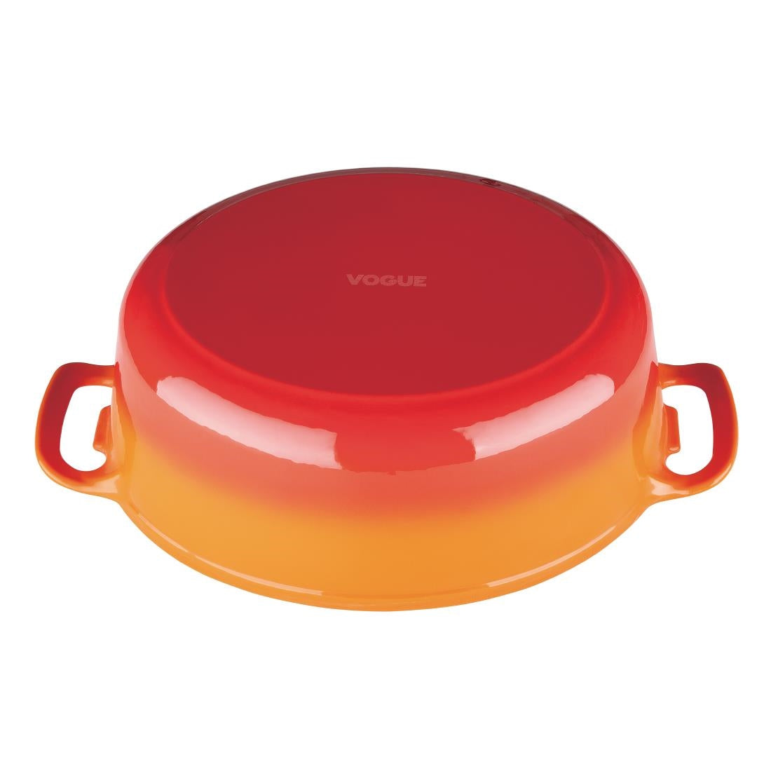 Vogue Orange Oval Casserole Dish 6Ltr - GH312