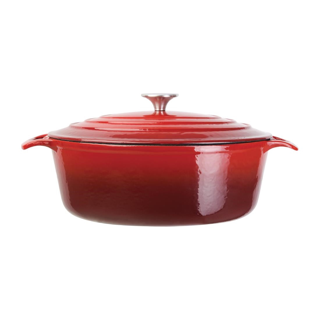 Vogue Red Oval Casserole Dish 6Ltr - GH314