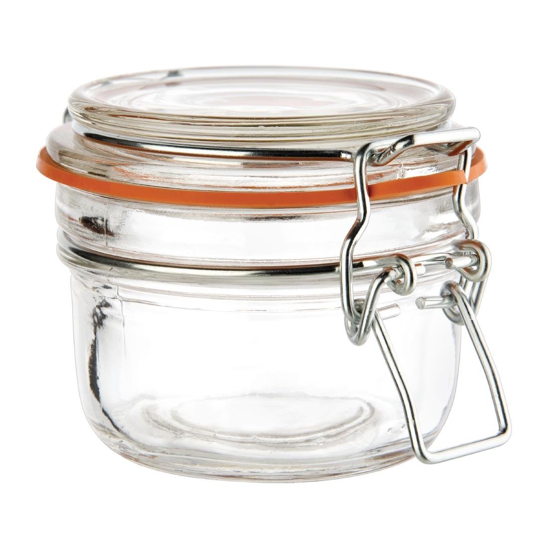 Vogue Clip Top Preserve Jars 125ml - GH327