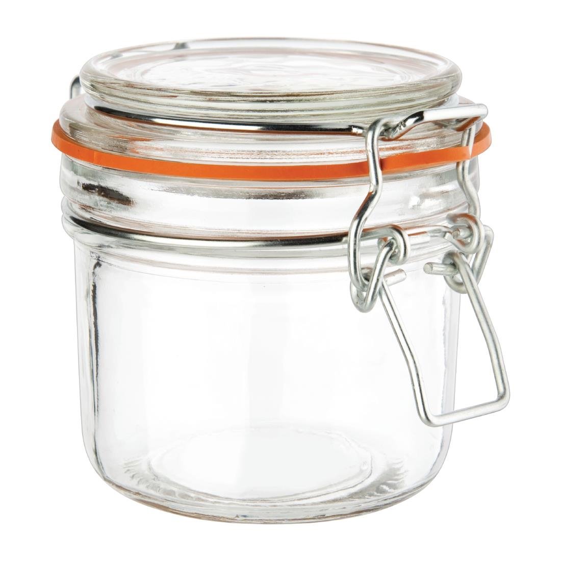 Vogue Clip Top Preserve Jars 200ml - GH328