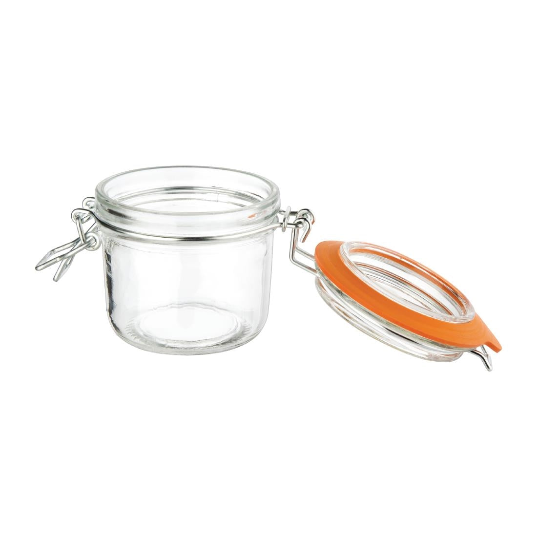 Vogue Clip Top Preserve Jars 200ml - GH328