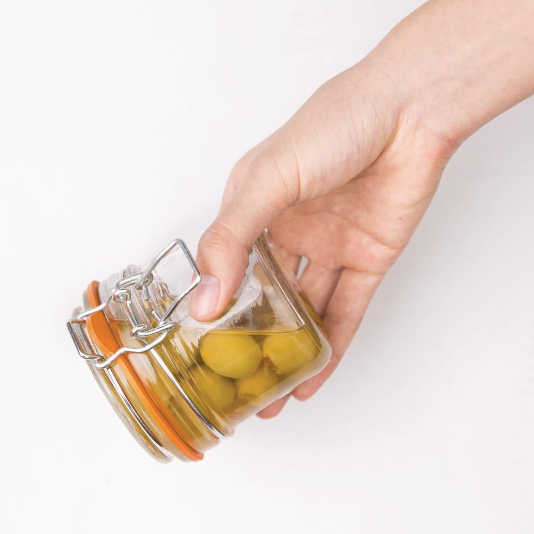 Vogue Clip Top Preserve Jars 200ml - GH328