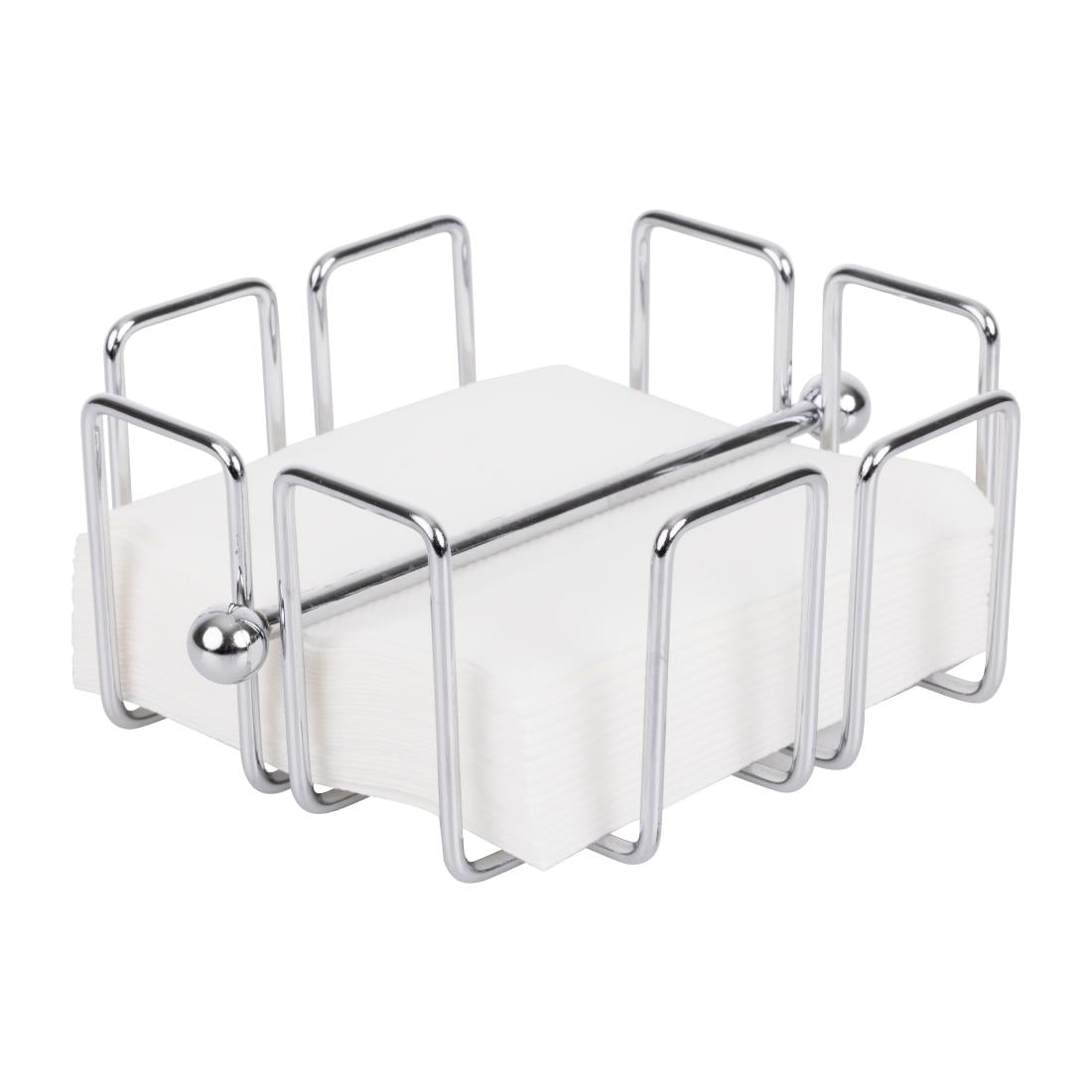 Olympia Cocktail Napkin Holder with Weight 140x140mm - GH407