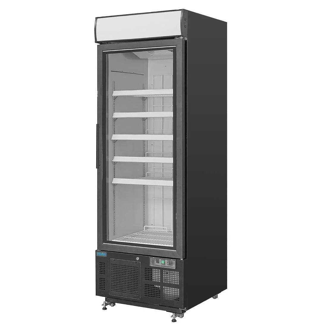 Polar G-Series Upright Display Freezer 412Ltr Black - GH428-A