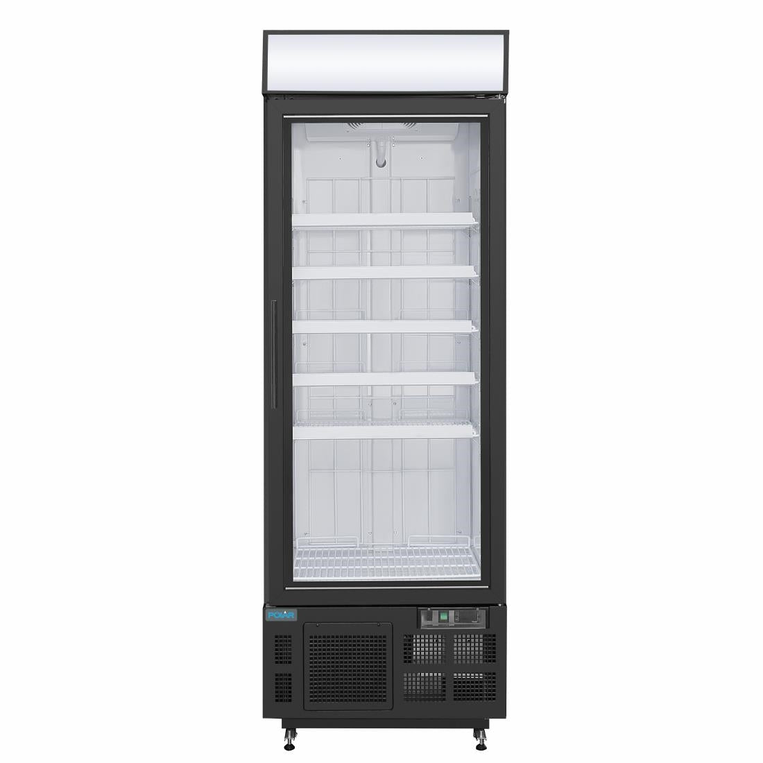 Polar G-Series Upright Display Freezer 412Ltr Black - GH428-A