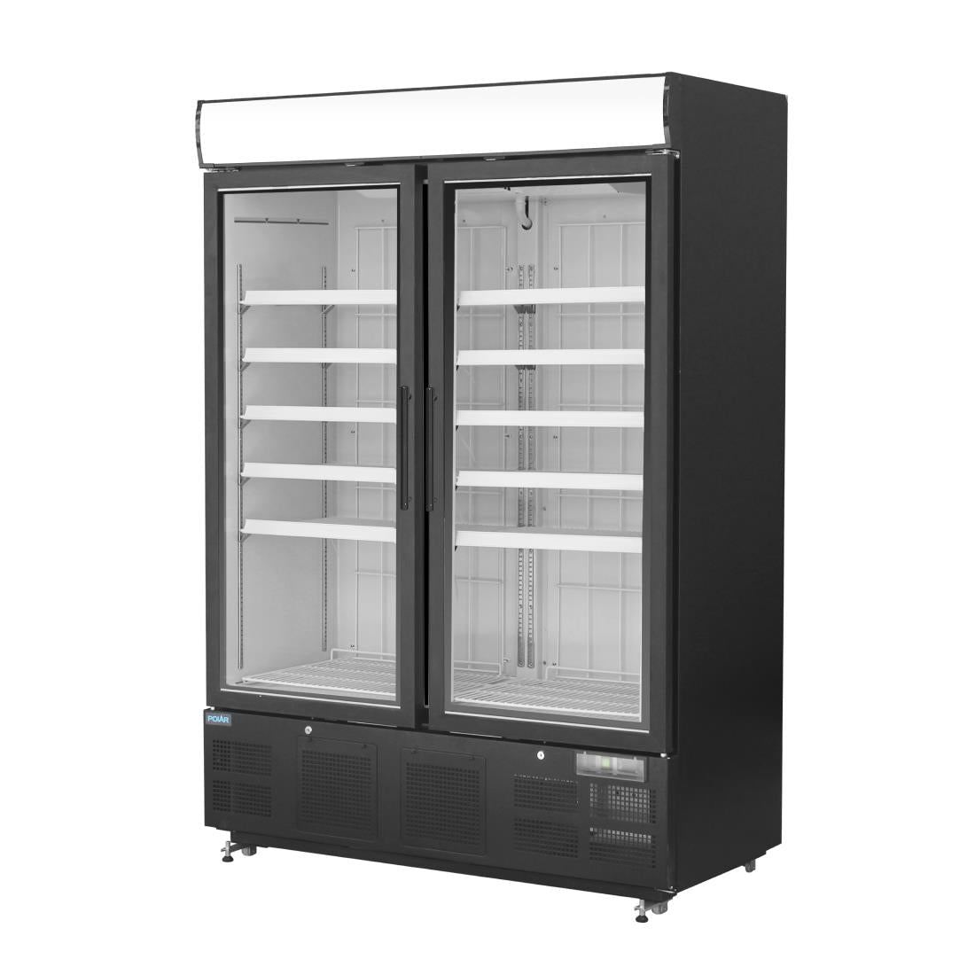 Polar G-Series Upright Display Freezer 920Ltr Black - GH429-A