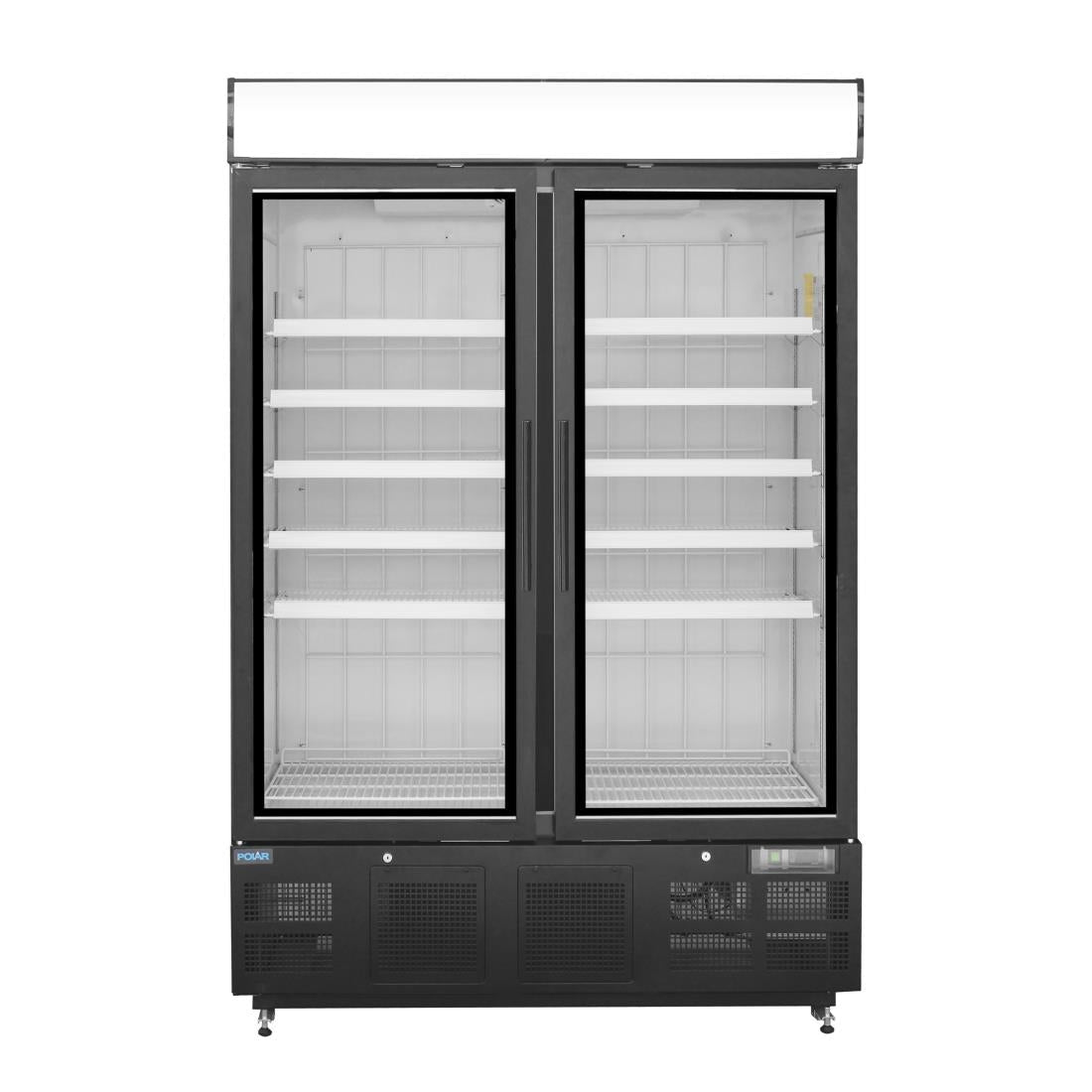 Polar G-Series Upright Display Freezer 920Ltr Black - GH429-A