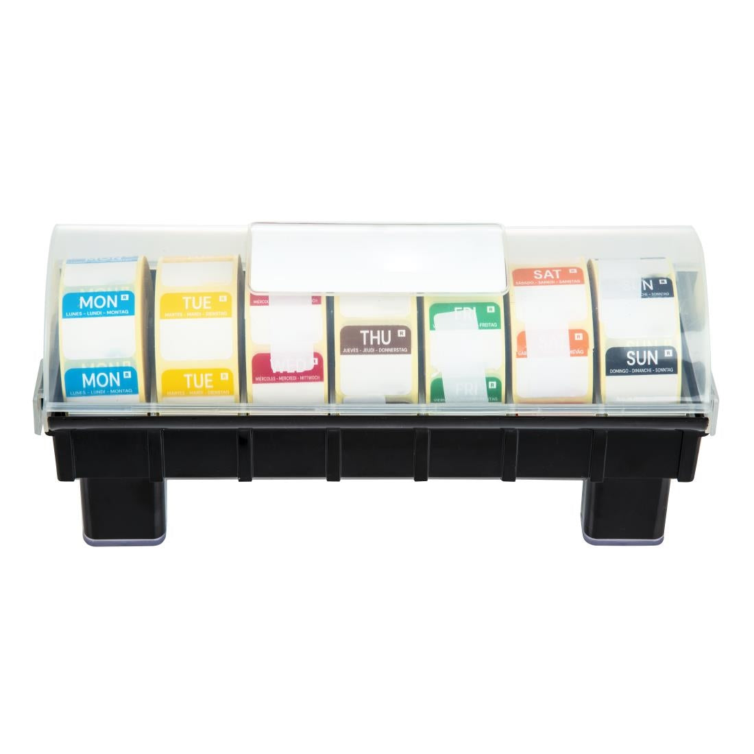 Vogue Removable Colour Coded Food Labels with 1" Dispenser - GH473