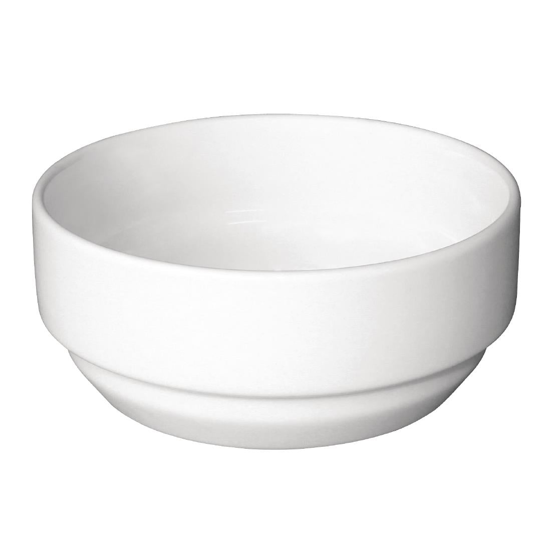 Olympia Whiteware Round Stacking Bowls 115mm - GH634