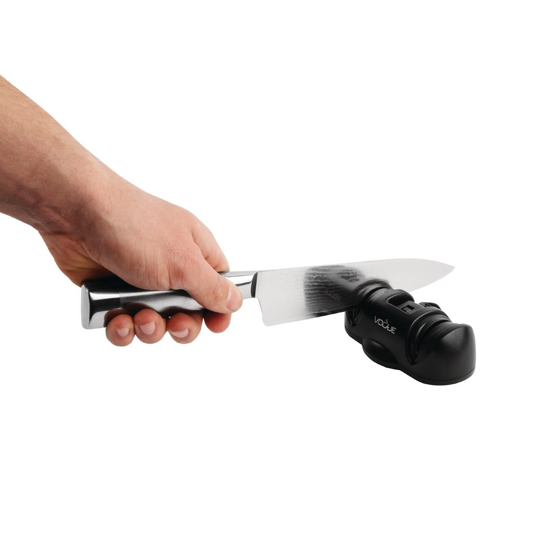 Vogue Manual 2 Stage Knife Sharpener with Suction Base - GJ518