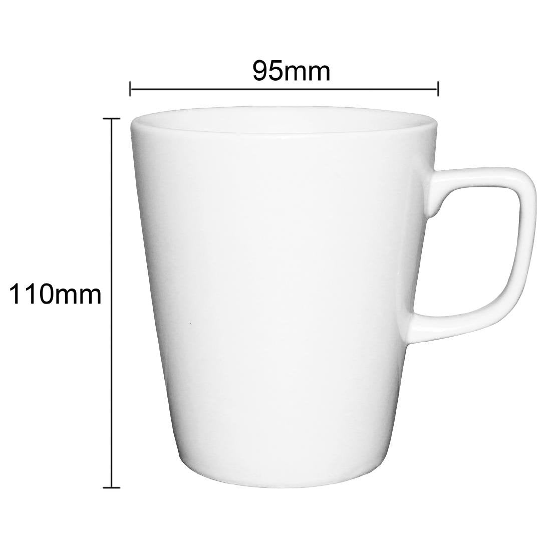 Olympia Athena Latte Mugs 397ml (Box 12) - GK812
