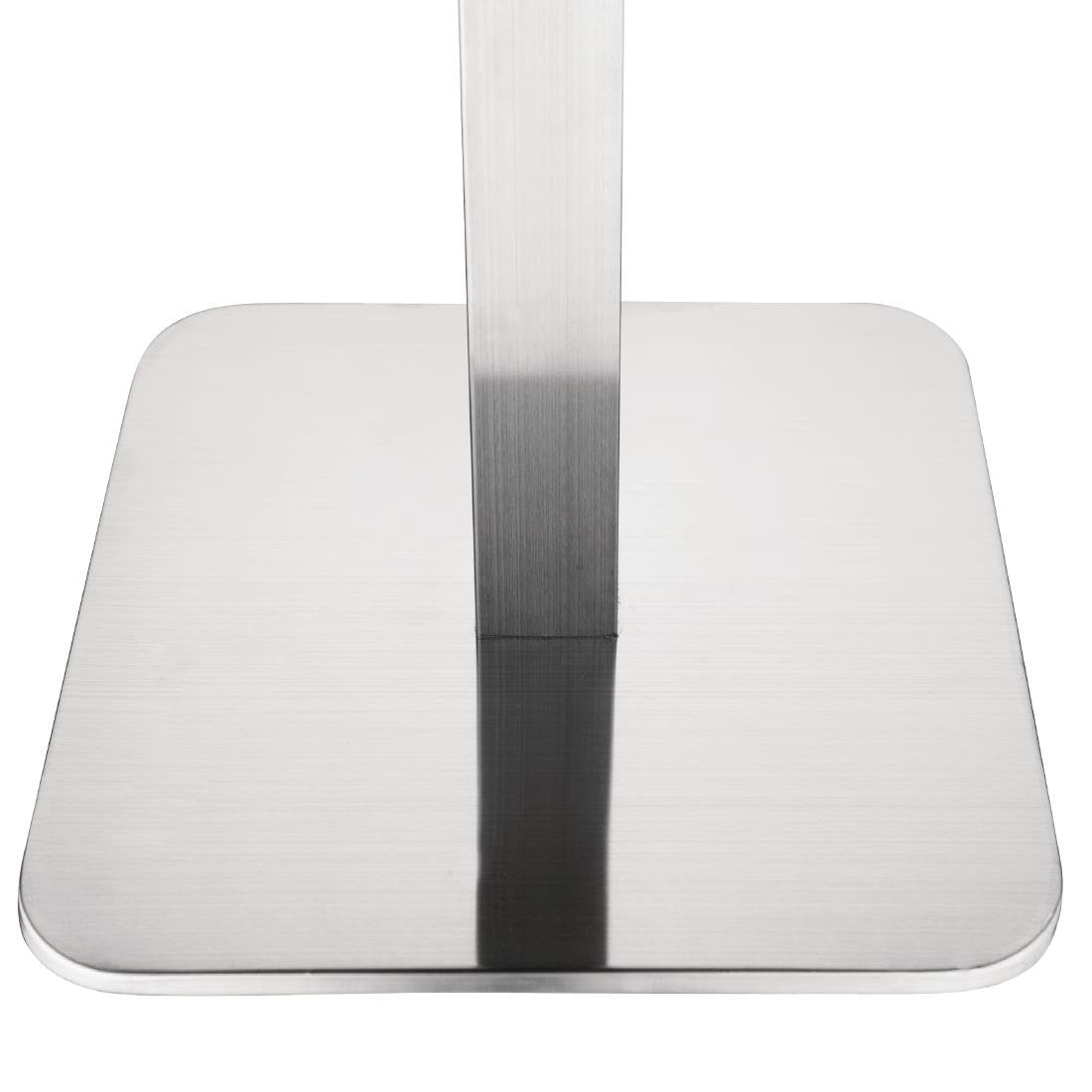 Bolero Square Stainless Steel Table Base - GK993